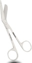 ProMaxCare 5.5 Inch Trauma Shears for Nurses - Lister Bandage Käärid Veterinaaria - Meditsiinilised Shears for Nurses, Kirurgiline ja EMS kasutamine (hõbe)