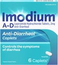 Imodium A-D Kõhulahtisuse Relief kapslid Loperamiid HCl, Anti-Diarrheal Meditsiin, mis aitab kontrollida sümptomeid kõhulahtisus tõttu äge & Traveler kõhulahtisus, HSA / FSA Sobivad, 6 ct