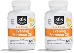 Terve toiduturg, Õhtune Primrose Oil 500Mg, 120 Softgels (pakk 2)