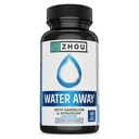 ZHOU Water Away Taimne valem tervisliku vedeliku tasakaalu | koos Dandelion, kaalium, roheline tee ja rohkem | 60 kapslit