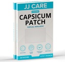 JJ CARE Capsicum Patch (40 PCS), 4.7 " x 7.1" rahustav kapsaitsiini plaaster, Capsicum plaastrid kaelale, õlale, lihaste valulikkus - 8 tundi leevendust