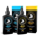 Bossman Beard Oil Jelly Kit (2 lõhna) - Beard Growth Softener, niisutaja Lotion Gel looduslike koostisosadega - Beard Kasvav toode (Magic & Gold Lõhnad)
