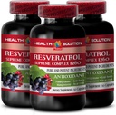 Suurendage oma loomulikku vastupidavust - RESVERATROL SUPREME COMPLEX - Resveratrooli ekstrakt Goji Berry, Acai, Noni, Granaatõuna, Mangosteen, Superfruit Blend, Antioksüdant, Immune Support, 3 Bot 180 Caps