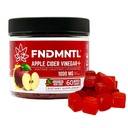 FNDMNTL Õunasiider Äädikas Gummies | Maitake, Shitake, Vitamiin B12 | 1000 mg | 60 Count | želatiinivaba, Gluteenivaba, Vegan & Non-GMO