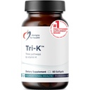 Disainid Health TRI-K - kolm vormi vitamiin K + GG, kõrge potentsi täiendada - 2000mcg vitamiin K1, 500mcg K2 MK-4 - Non-GMO + Gluteenivaba (60 Softgels)