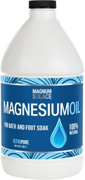 Pure Magnesium Oil - Bulk Size 64 oz - for Use with Magnesium Bath Flakes for Soaking or Refilling Oil Spray