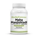 Herbsforever Manjishtadi Kwath Kapslid | Ayurveda Taimne Täiendus Naha Tervis & Detox | 90 Veg Kapslid, 800 mg Iga | Traditsiooniline Wellness Formula