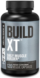 Jacked Factory Build-XT Daily Lihaste Ehitaja & Performance Enhancer - Lihaste Ehitus Supplement lihaste tugevus ja kasv | Kaubamärgiga Koostisosad Peak02, ElevATP & Astragin - 120 Veggie Pills
