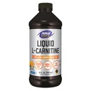 NOW Foods Sport Nutrition, L-karnitiin Vedel 1000 mg, väga imenduv, tsitrusviljad, 16-kordne