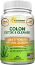 aSquared Nutrition Pure Colon Cleanse kaalulangus - 120 kapslit, Max Tugevus, Natural Colon Detox Puhastaja, Colon Cleansing Dieet Lisasegu Seedetrakti Tervis, Dieet pillid meestele ja naistele