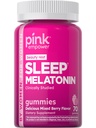 PINK Melatoniin Gummies 10mg | Max Potency | Segatud marjamaitse | Vegan, GMO-vaba ja gluteenivaba lisand