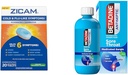 Zicam Cold Sümptomite leevendamine betadiini valuliku kurgu gargle, Echinacea & Sambucus homöopaatiliste tablettidega, 20 Count & 8 FL OZ