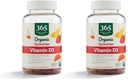 365 poolt kogu toiduturg, orgaaniline vitamiin D3 Gummy, 160 Count (pakk 2)