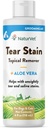 NaturVet – Tear Plekk Topical Remover Plus Aloe – 4 oz | Eemaldab inetuid pisaraid ja sülje plekke | õrn, veepõhine valem | koertele ja kassidele