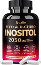 Bualle Myo-Inositool & D-Chiro Inositool Supplement (40: 1) Segu, et toetada naiste hormoonide tasakaalu