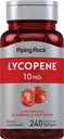 Piping Rock Lycopene 10mg | 240 Softgels | Mitte-GMO, Gluteenivaba täiendus
