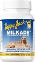 HAPPY JACK Milkade Dog Breeding & Nursing Tarned, Piimatootmise abi naissoost koertele ja terve pesakond, Rasedad Sünnieelne Vitamiin vitamiin B1 (2 oz)