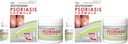 Dr Blaine's REVITADERM Psoriaasi valem - aktuaalne kreem söetõrva, teepuuõli ja lavendliõli sügelemiseks, helvestamiseks, kuivaks, krakitud naha leevendamiseks - 4 fl. oz. - Sisaldab Travel Size Bottle (2-Pack)
