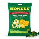 Honees Honey Menthol Cough tilgad - 20-kordne, ühekordne pakend Mesi-täidetud kreemid | ajutine leevendus köha | Soothes valulik kurk | Kõik looduslikud