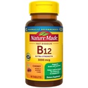 Loodus Made Vitamiin B12 3000 mcg, Lihtne võtta Sublingvaalne B12 energia metabolismi toetuseks, 40 Suhkruvaba Kiire lahustuv tablett, 40 päeva pakkumine