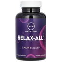 MRM Nutrition Relax-All® | Dietary Supplement for Better Sleep | with GABA, L-Theanine & Ashwagandha | Drug-free, Non-Habit Forming | Non-GMO | Vegan + Gluten Free | 15 Servings