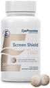 EyePromise Screen Shield Teen Eye Vitamiin - 30-Count, 30-Day Supply - Näritav silmade täiendus lastele Zeaxanthin, Lutein, tsink ja vitamiinid väsinud, tühjenenud silmad
