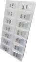 Twice a Day Pill Organizer, Weekly Day and Night Pill Container, Day and Night Medication or Vitamin for Morning or Night AM PM Separation (3)