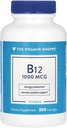 Vitamiin Shoppe Vitamiin B12 1000 mcg - toetab energiatootmist, üks kord päevas toidulisandit - vitamiin B-12 (nagu tsüanokobalamiin), gluteeni ja piimatoodete vaba (300 küüslauk)
