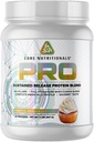 Core Nutritionals Pro Jätkusuutlik vabanemine vadakuvalgu segu | seedeensüümidega | 25g valku, 2g süsivesikuid | Fillereid pole | 2 naela (Frosted Vanilla Cupcake)
