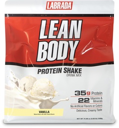 Lean Body All-in-One Vanilla Valgu raputamine. 35 g valku, vadakusegu, 7 g tervislikke rasvu ja kiudaineid, 22 vitamiine ja mineraale, kunstlikke värve pole, gluteenivaba, (4,6 lb) Pakend võib varieeruda