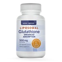 Liposomaalne Glutatioon Mitte-GMO, Gluteenivaba 500mg täiendus - võib pakkuda immuunsust, maksa detoksi, aju tervist ja südame tervist - 60 glutatiooni kapslit