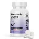 Tasakaalustab melatoniin 20 mg kiire lahustuv tabletid - kõrge potentsi, kiire tegutsemine, loomulik une tugi - uneabivahendid täiskasvanutele - mitte-groggy, ravimivaba valem - 120 unerohtu