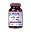 Bluebonnet Selenium 200mcg kapslid (L-selenometioniin) - tugev antioksüdantide tugi - Aminohappe kompleks Selenium täiendus naistele ja meestele - Vegan, mitte-GMO, Gluteenivaba - 90 köögiviljakapslit