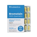 VitaMedica Bromelain & Quercetin Supplement - 500mg Bromelain 250mg Quercetin - 2400 GDU immuunsuse, liigeste toetamise, põletiku ja lihaste taastamise - 20 Vegan kapslit - 5 päeva pakkumine