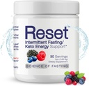Reset Wild Berry 6 Energy Electrolytes, Methyl B12, Methyl Folate, Pink Sea Salt, Green Tea Leaf & Green Coffee Bean Extracts, Super B Complex, Biotin, Tsink, 72 Trace Minerals