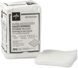 Medline Mittesteriilne Puuvill Kootud Gauze Sponges, 8 Ply, Ideaalne Haava Kleitmiseks Ja Puhastamiseks, Juhtum 4000
