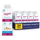 Nepro Nutrition Shake for People on Dialysis, 19 g valku, 420 kalorit, Vanilla, 8 fl oz, pakend 24