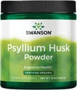 Swanson Certified Organic Psyllium Husk Pulber 12 Ounce (340 g) Pwdr
