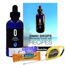 Omni Drop Program , Authentic Omnitrition - Basic Bundle Sisaldab *** 4 oz Pudel Omni tilgad vitamiin B12 programmi juhend, proovid ja Snapgate 10 Ft. Carabiner Tape mõõt