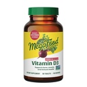 MegaFood Vitamiin D3 2000 RÜ (50 mcg) - D-vitamiini toidulisandid tõelise toiduga, immuunsuse tugi, luud, hambad ja lihased, taimetoitlased, sertifitseeritud mitte-GMO, Kosher - 90 tabletti, 90 serveerimist