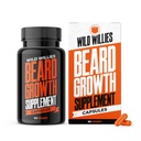 Wild Willies Beard Growth Vitamiinid - Natural BioSitol ASX Complex Beard Growth Supplements for Men - 60 kapslit Anti Hair Loss Pills - täiendus Fuller Thicker Beard Support, Vältida sügelust