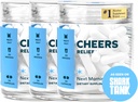 Cheers Relief | Next Morning Aid with Ingver + White Willow Bark | Feel Better After Drink | 36 Doses | Ingver, White Willow Bark, L-Theanine, Kofeiin