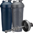28-Ounce Shaker Pudel Action-Rod Mixeriga | Shaker Cups motiveerivate tsitaatidega | Protein Shaker Pudel on BPA vaba ja nõudepesumasin ohutu | Hall & Merevägi