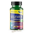 Ameerika Medic & Science Selenium 200 mcg (1 60 tableti pakend) Puhas toidulisand meestele ja naistele, oluline jälje mineraal ja võimas antioksüdant parim immuunkaitse ja kilpnäärme tervise jaoks