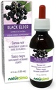 Naturalma Black Elder (Sambucus nigra) Lill (Musta leedripuu) ja puuvili (Musta leedripuu) Alkoholivaba tinktuur - 4 fl oz Vedel ekstrakt tilkades - Taimne täiendus - Vegan