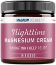 Magneesium Lotion - öine kreemi hüdreerimine Rakenda jalgadele, kätele või rinnale - Topical Chloride USA valmistatud ja ohutu lastele (Hibiscus)
