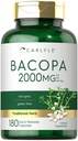 Carlyle Bacopa Monnieri kapslid | 180 kapslit | Gluteenivaba toidulisand