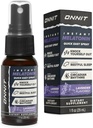 ONNIT melatoniin Vedel unetoetus Spray, IGENTM mitte-GMO testitud, Lavendli maitse, unetoetus täiskasvanutele, 3 mg melatoniini pihusti kohta, 1 fl oz