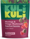 Kuli Kuli Super Energy Gummies - Energialisandid Moringa, Kofeiinivaba loodusliku energia suurendaja - 60 Mitte-GMO, Gluteenivaba Moringa Gummies