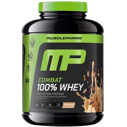 MusclePharm Võitle 100% vadakuvalguga pulber, Cappuccino maitse, kiire taastumine ja lihaskasv vadakuvalgu isolaadiga, kõrge valgusisaldusega pulber naistele ja meestele, gluteenivaba, 5 lb, 70 serveerimist